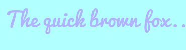 Image with Font Color B1B1FF and Background Color B1FFFF